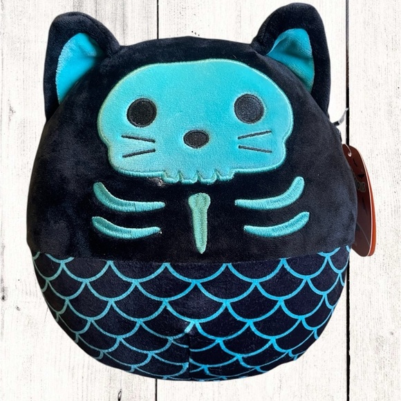 Kellytoy Other - Squishmallows 2022 Halloween Squad #2 8" Sheikla Mermaid Skeleton Plush Doll Toy